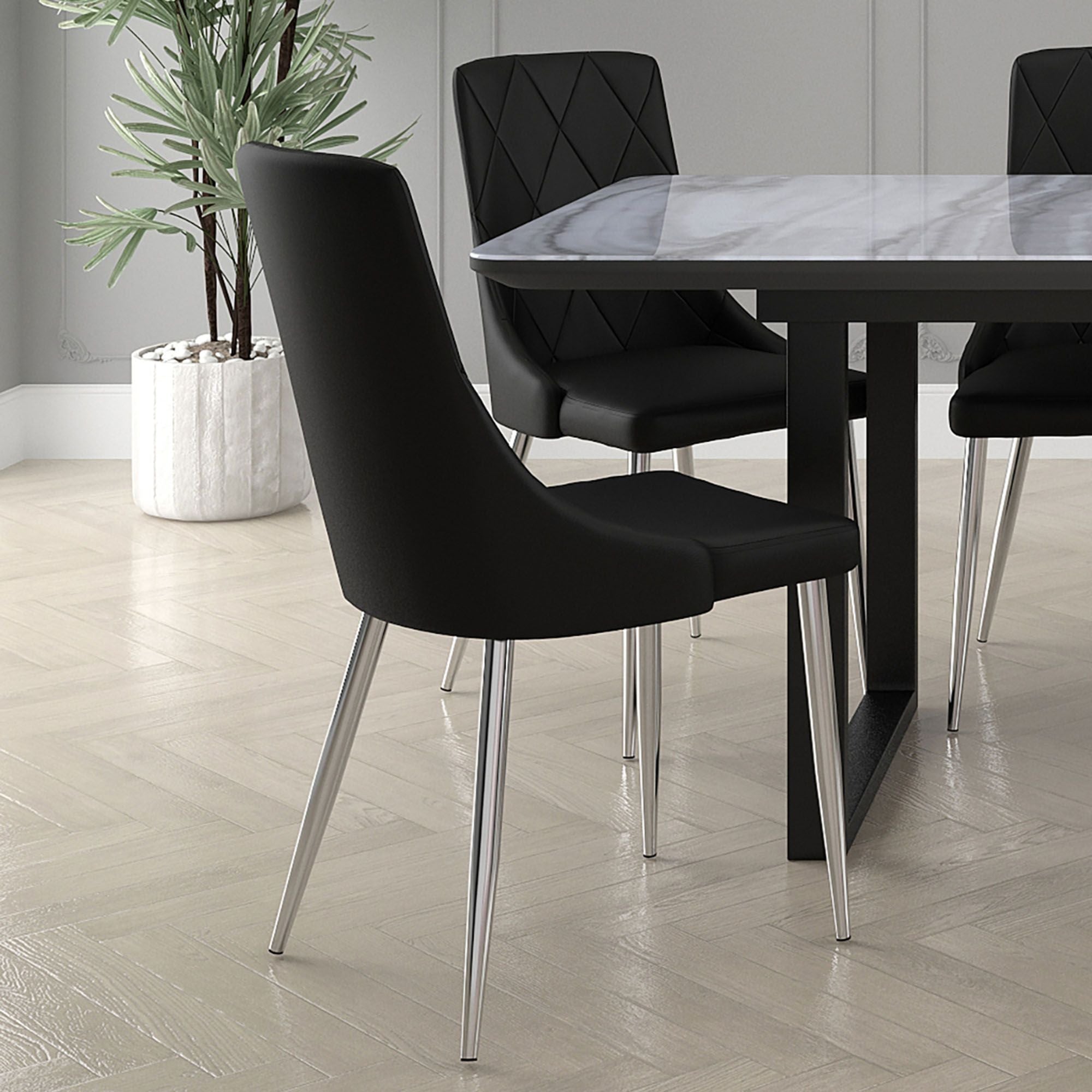 Devo Dining/Lounge Chair, Set of 2 - durable construction for long-lasting use | Image 4 | InSTYLE Home & Rugs