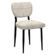 Zeke Dining Chair, set of 2, in Beige and Black