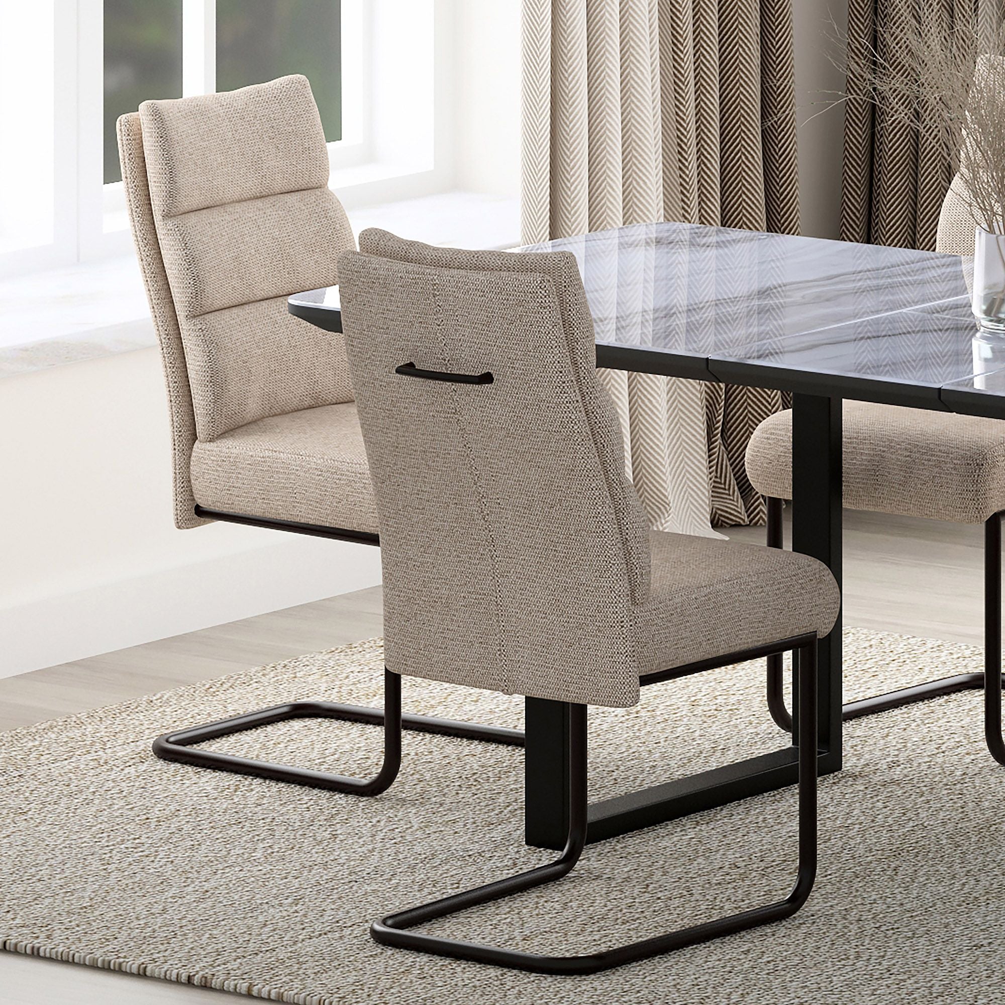Brodi Dining Chair, set of 2, - durable construction for long-lasting use | Image 3 | InSTYLE Home & Rugs