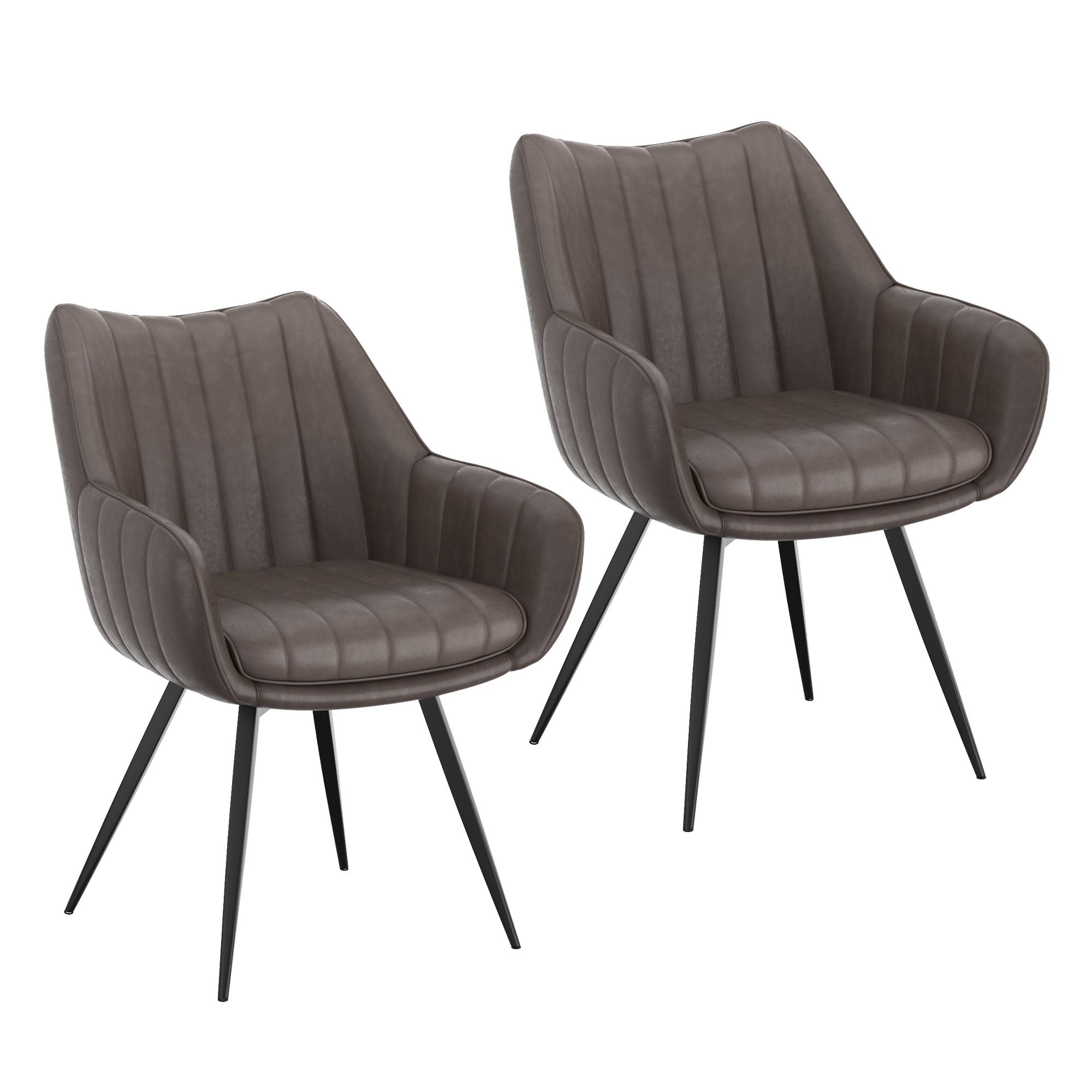 Talon Swivel Dining and Accent Chair, Set of 2 - durable construction for long-lasting use | Image 16 | InSTYLE Home & Rugs