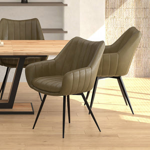 Talon Swivel Dining and Accent Chair, Set of 2 - durable construction for long-lasting use | Image 18 | InSTYLE Home & Rugs