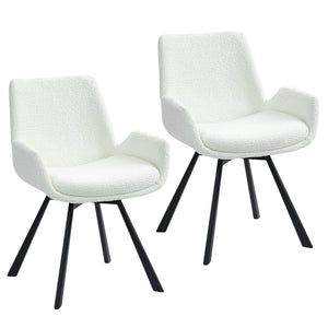 Signy Swivel Dining Chair, set of 2, - comfortable seating for dining and office spaces | Image 16 | InSTYLE Home & Rugs