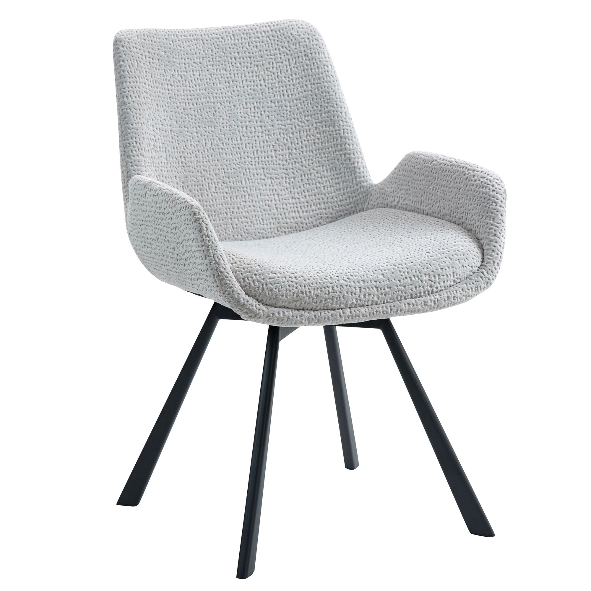 Signy Swivel Dining Chair, set of 2, - comfortable seating for dining and office spaces | Image 3 | InSTYLE Home & Rugs