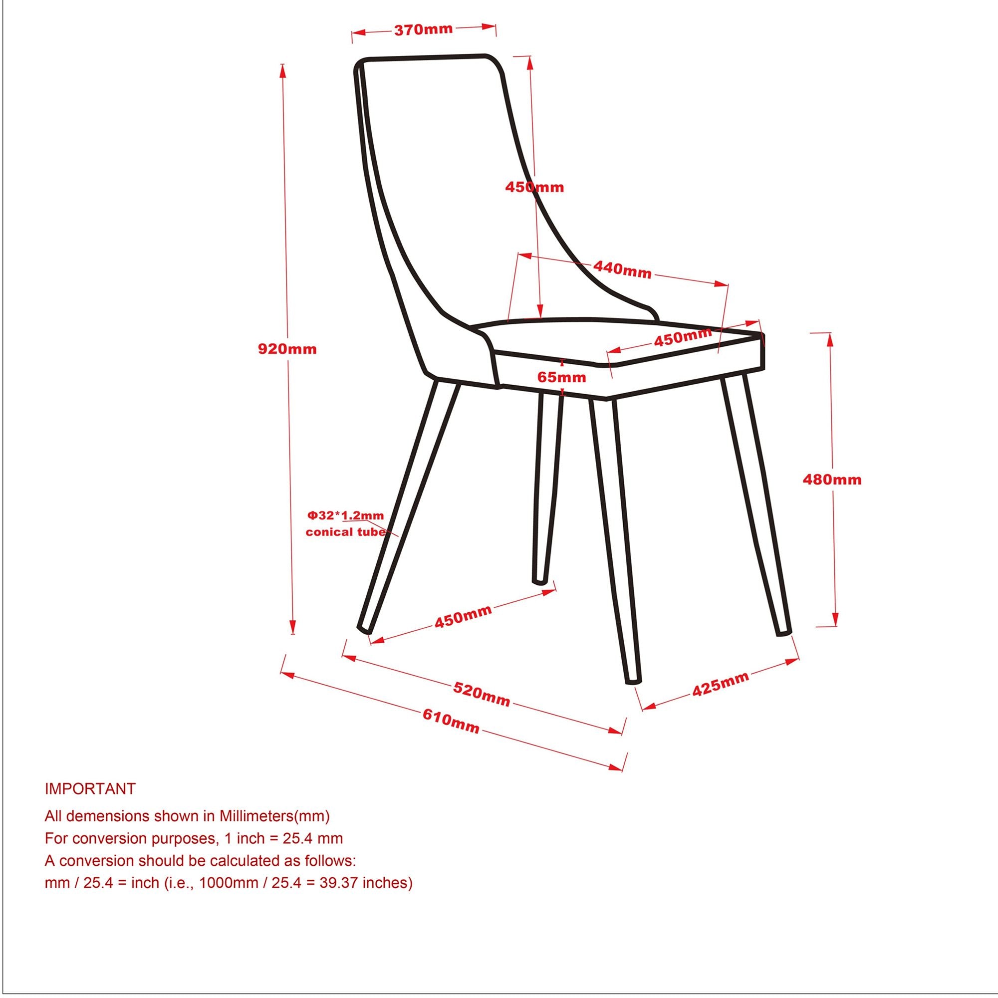 Cora Dining/Lounge Chair, Set of 2 - comfortable seating for dining and office spaces | Image 17 | InSTYLE Home & Rugs