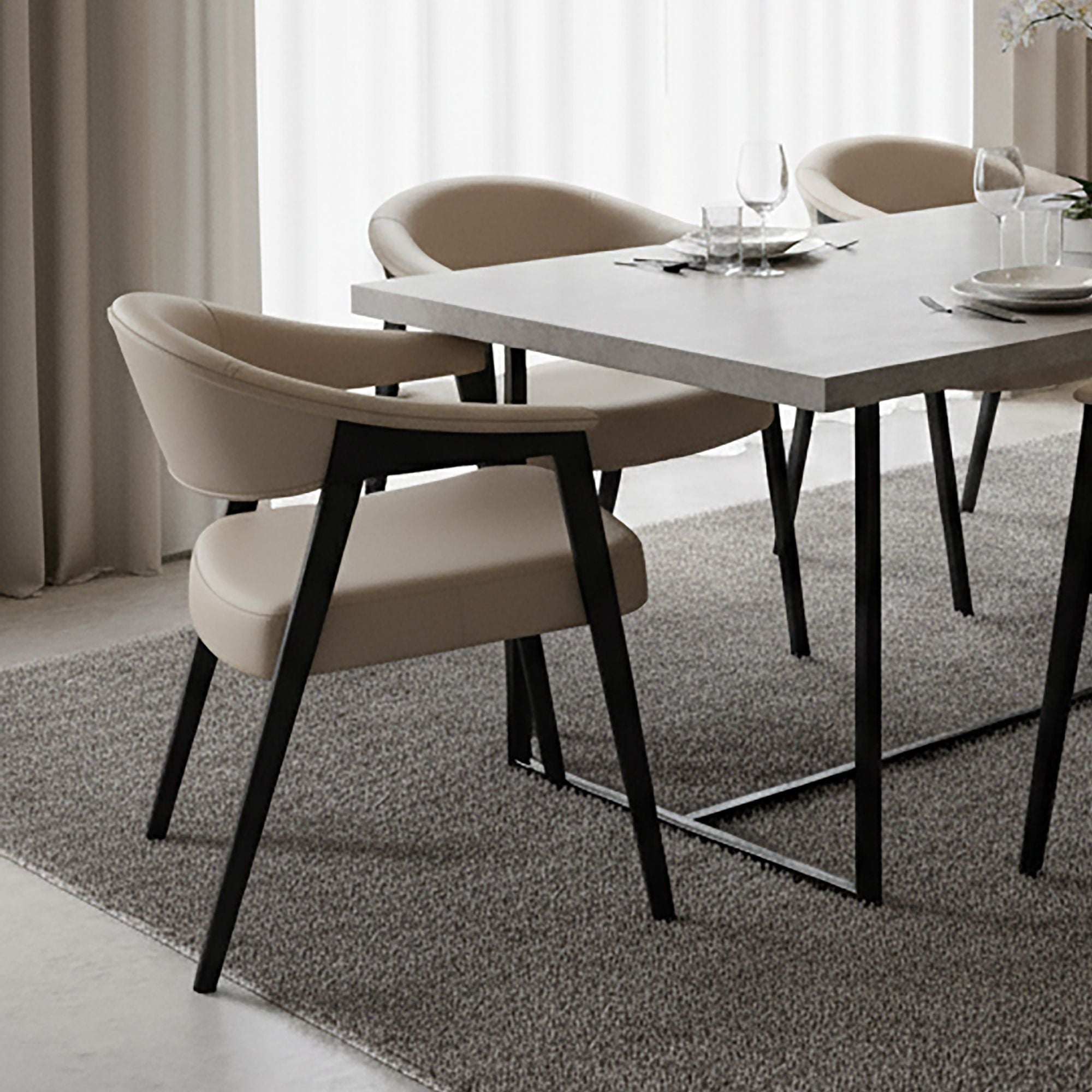 Bexley Dining/Lounge Chair, Set of 2 - durable construction for long-lasting use | Image 10 | InSTYLE Home & Rugs