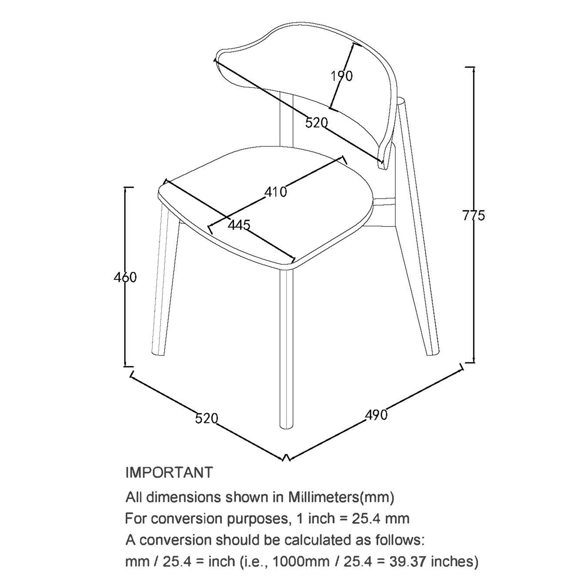 Khari Dining/Lounge Chair, Set of 2 - variety of styles from classic to contemporary | Image 9 | InSTYLE Home & Rugs