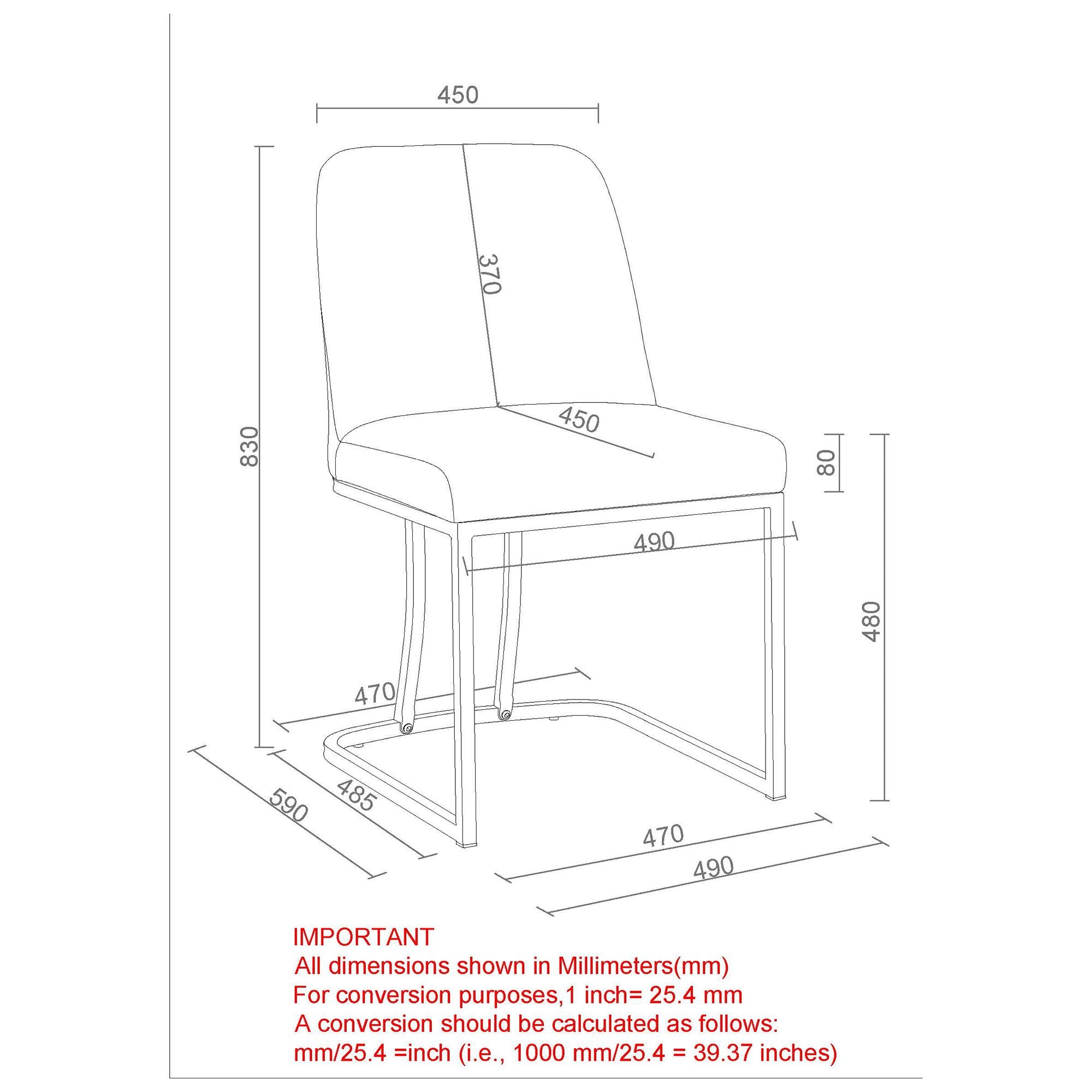Dario Dining Chair, Set of 2 - variety of styles from classic to contemporary | Image 9 | InSTYLE Home & Rugs