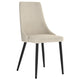 Venice Dining Chair, set of 2, in Beige and Black