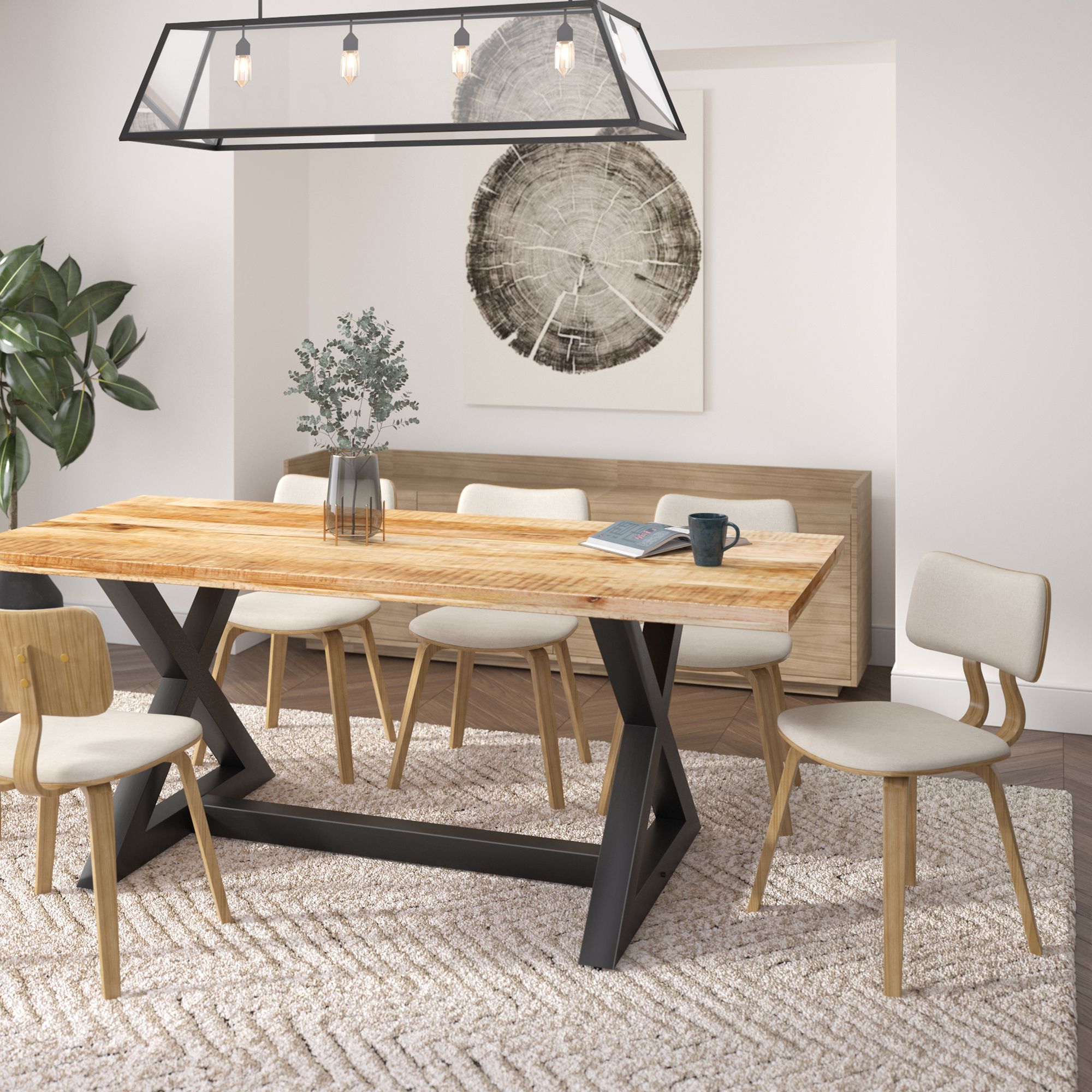 Zuni Dining/Lounge Chair, Fabric - comfortable seating for dining and office spaces | Image 2 | InSTYLE Home & Rugs