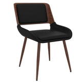 Hudson Dining/Lounge Chair, Faux Leather - durable construction for long-lasting use | Image 1 | InSTYLE Home & Rugs