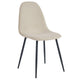 Olly  Dining Chair, Set of 4 in Beige and Black