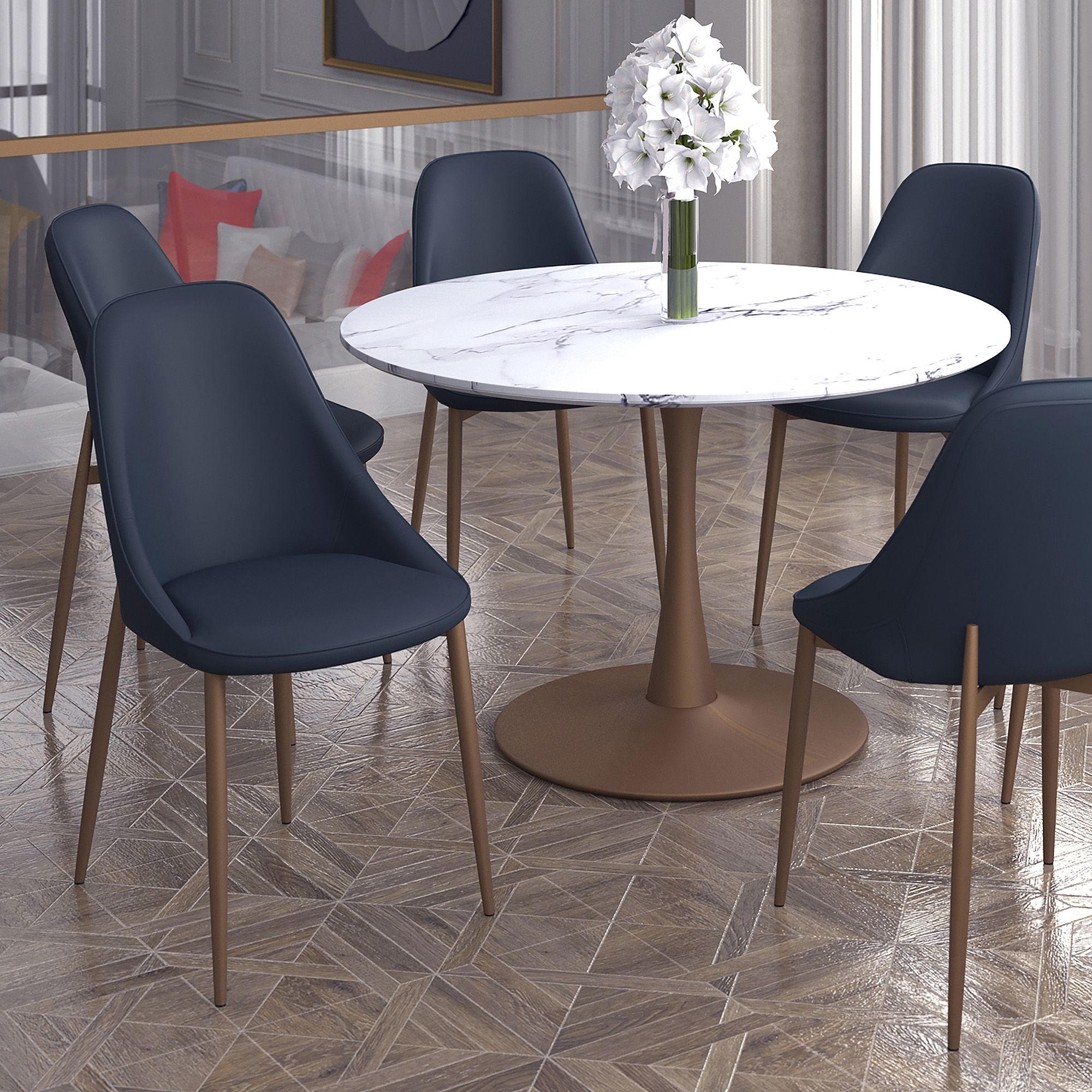 Cleo Dining Chair, set of 2, - comfortable seating for dining and office spaces | Image 3 | InSTYLE Home & Rugs