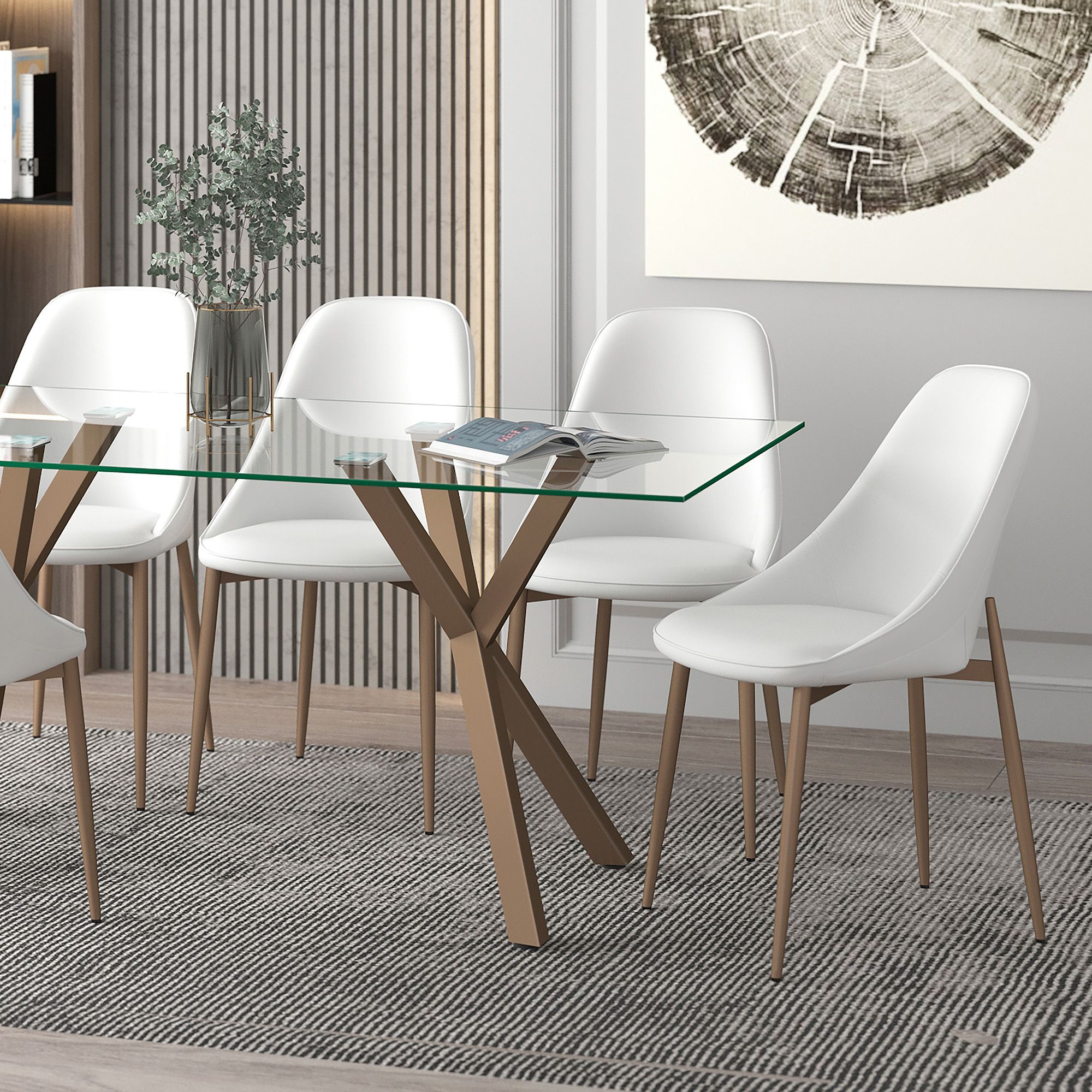 Cleo Dining Chair, set of 2, - comfortable seating for dining and office spaces | Image 10 | InSTYLE Home & Rugs