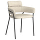 Axel Dining Chair, set of 2, in Beige and Black