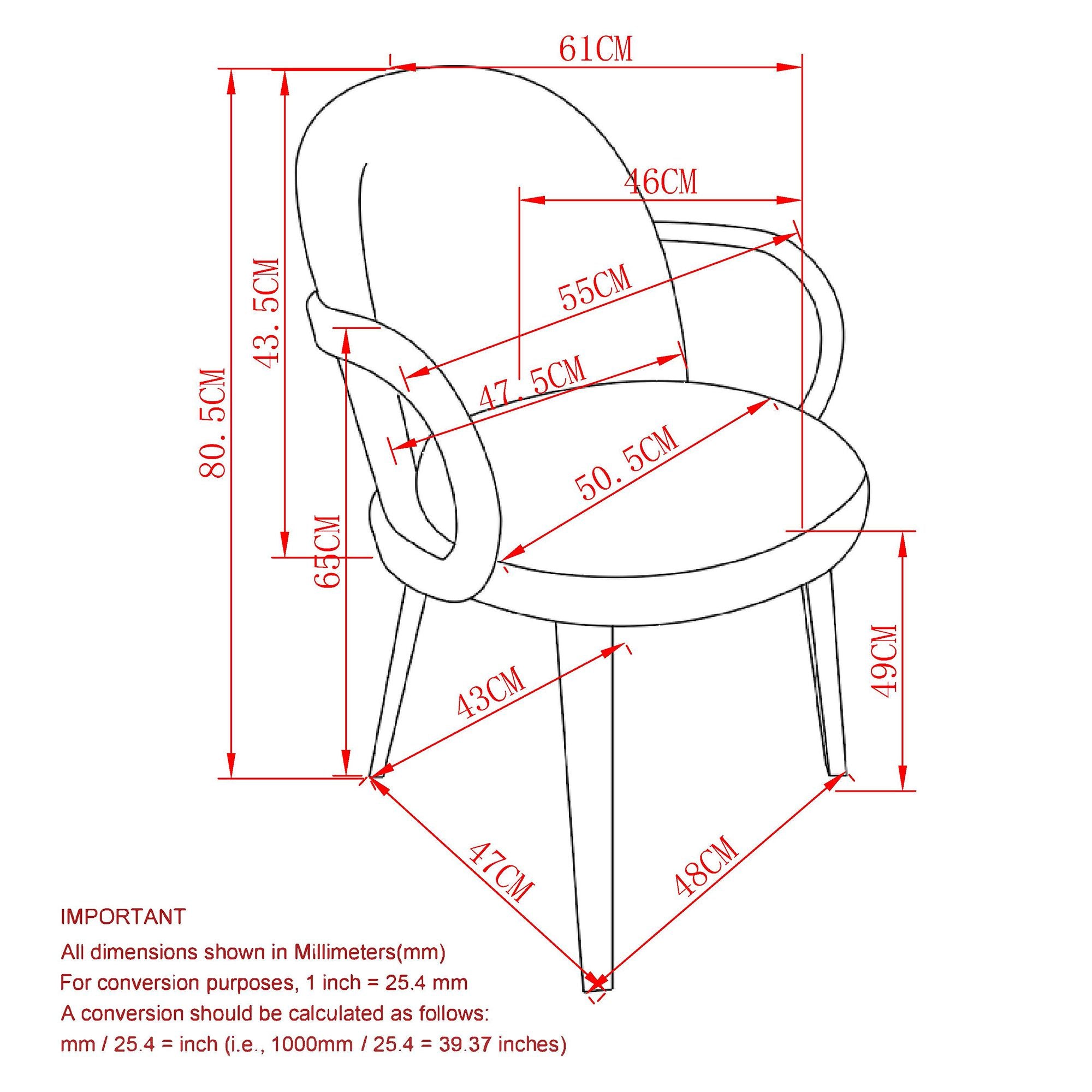 Celest Dining/Lounge Chair, Set of 2 - comfortable seating for dining and office spaces | Image 9 | InSTYLE Home & Rugs