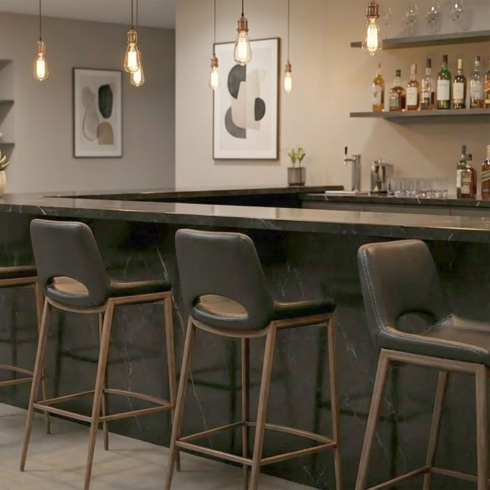 Icona 30" Bar Stool - perfect for small spaces | Image 2 | InSTYLE Home & Rugs