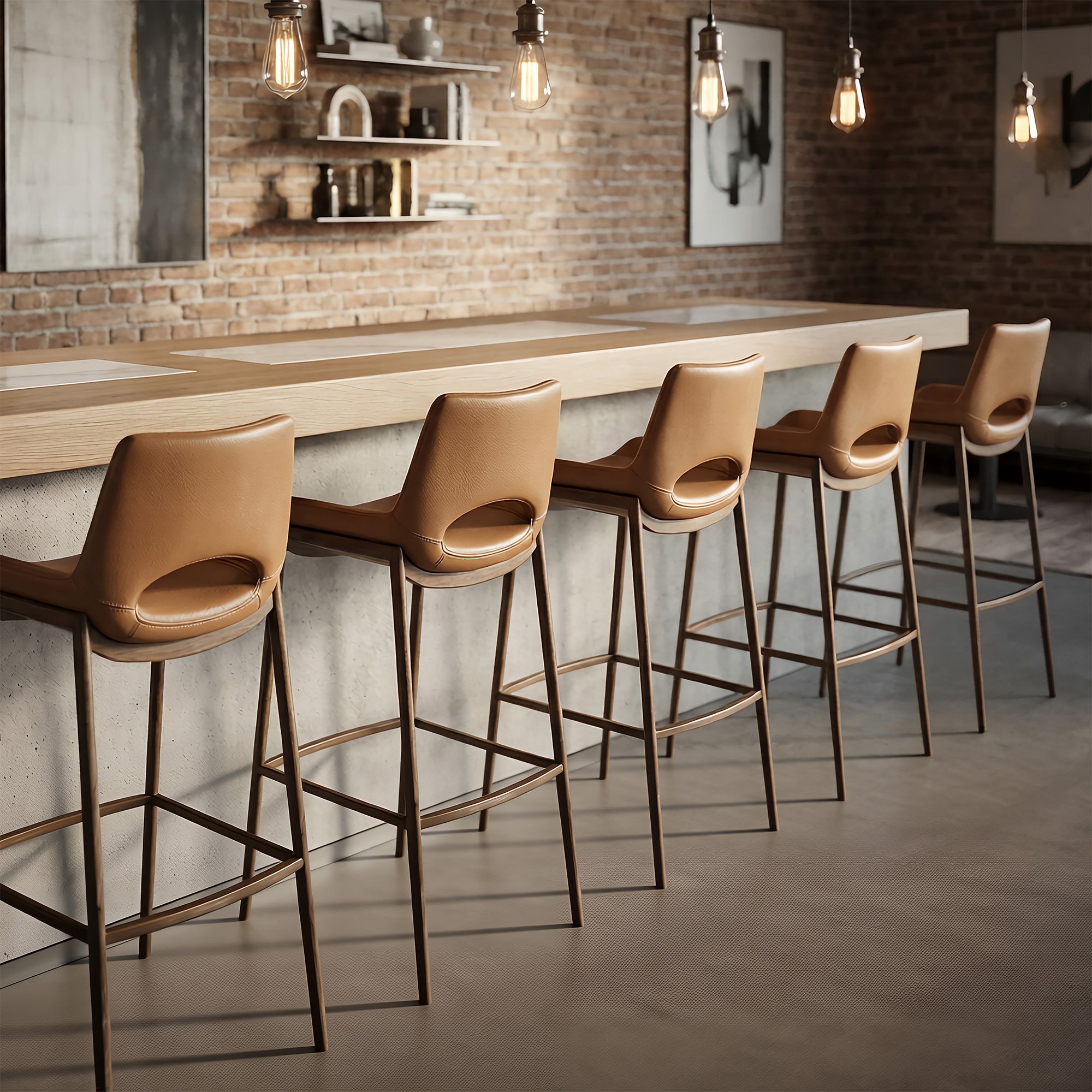 Icona 30" Bar Stool - available in various heights | Image 2 | InSTYLE Home & Rugs