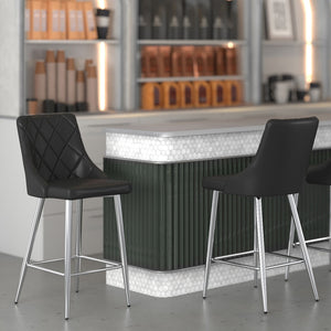 Devo 26" Counter Stool, Set of 2 - perfect for modern counters | Image 4 | InSTYLE Home & Rugs