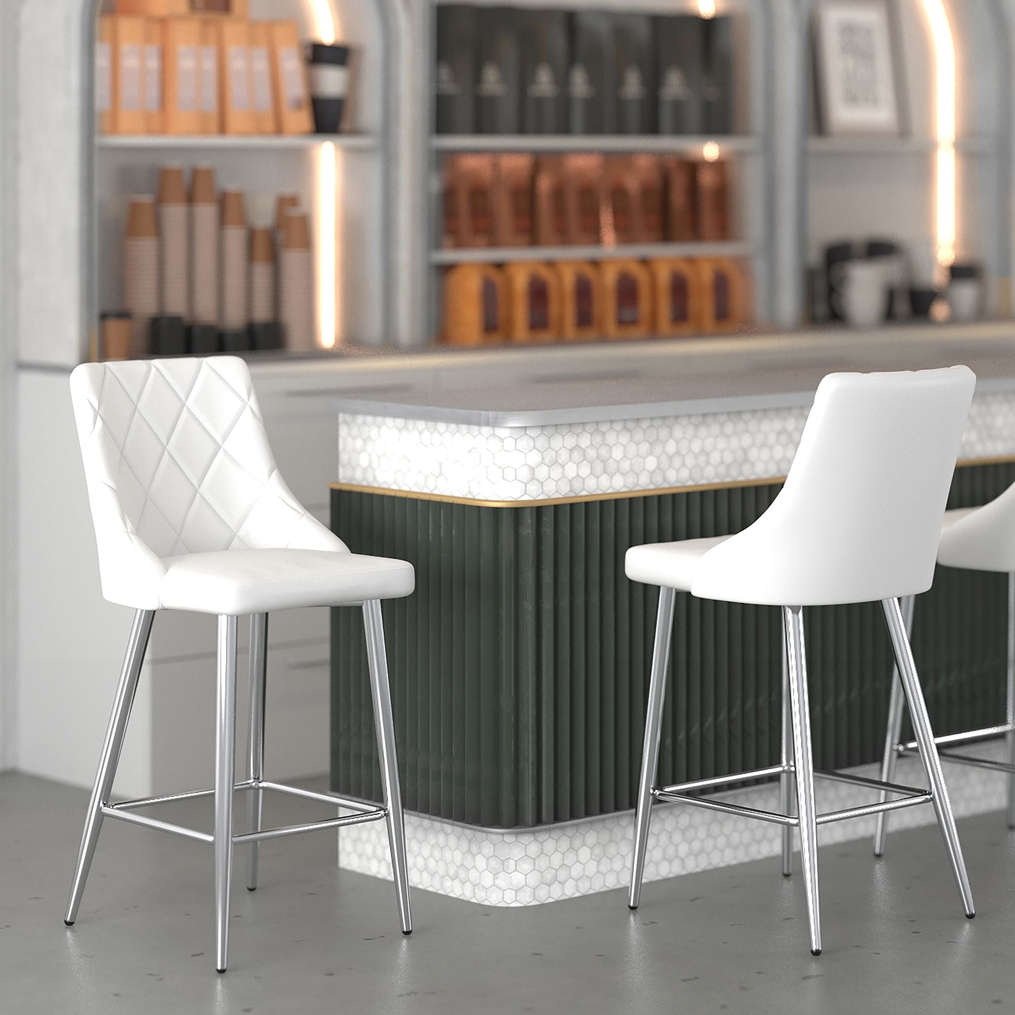 Devo 26" Counter Stool, set of 2, - perfect for modern counters | Image 18 | InSTYLE Home & Rugs