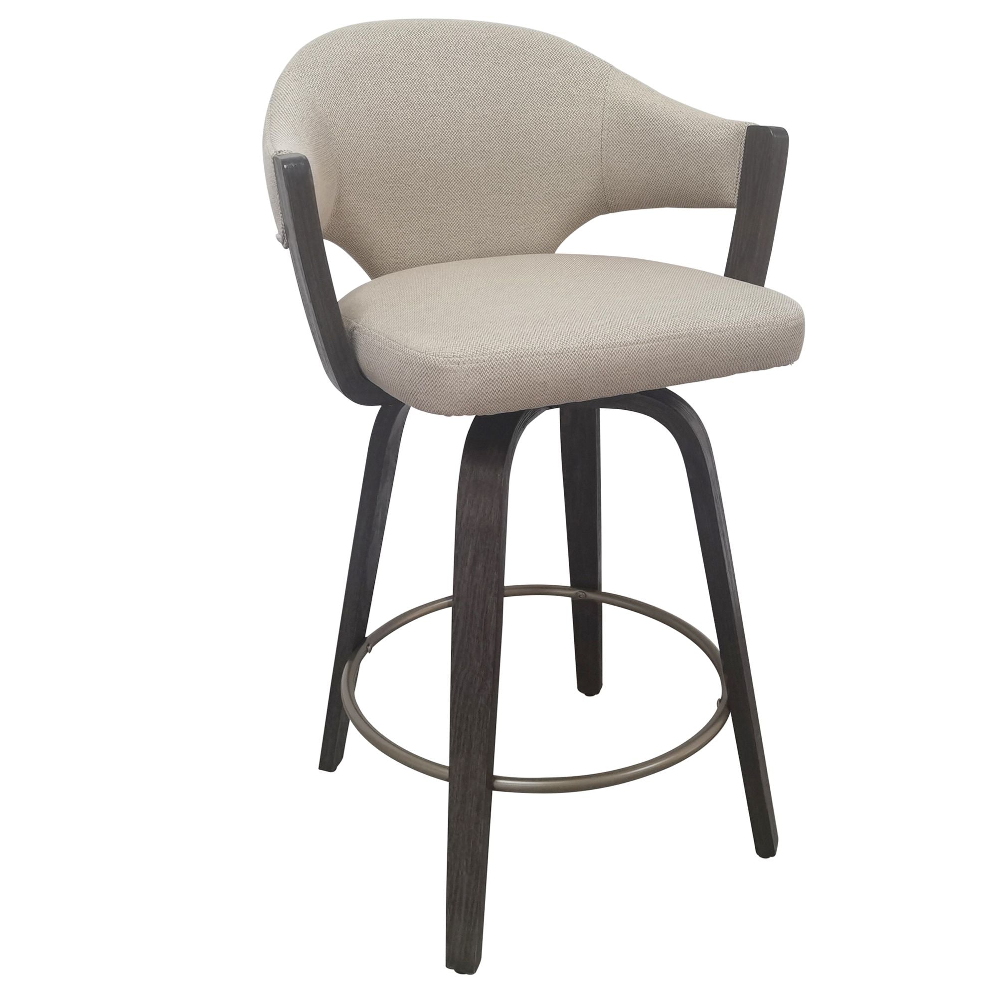 Freya 26" Counter Stool with Swivel, Set of 2 - sleek stools for kitchen bars | Image 2 | InSTYLE Home & Rugs
