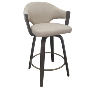 Freya 26" Counter Stool with Swivel, Set of 2 - sleek stools for kitchen bars | Image 2 | InSTYLE Home & Rugs
