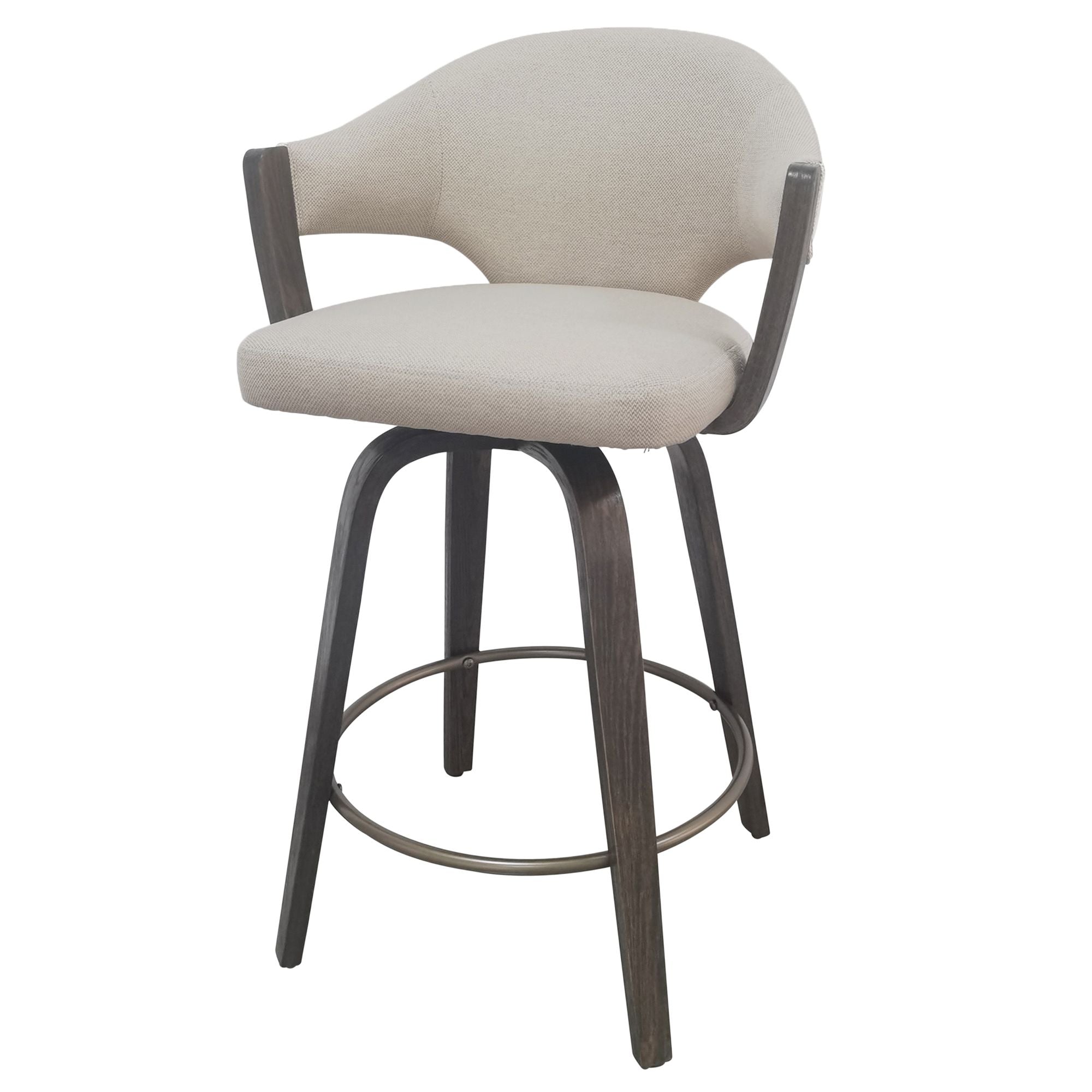 Freya 26" Counter Stool with Swivel, Set of 2 - sleek stools for kitchen bars | Image 13 | InSTYLE Home & Rugs
