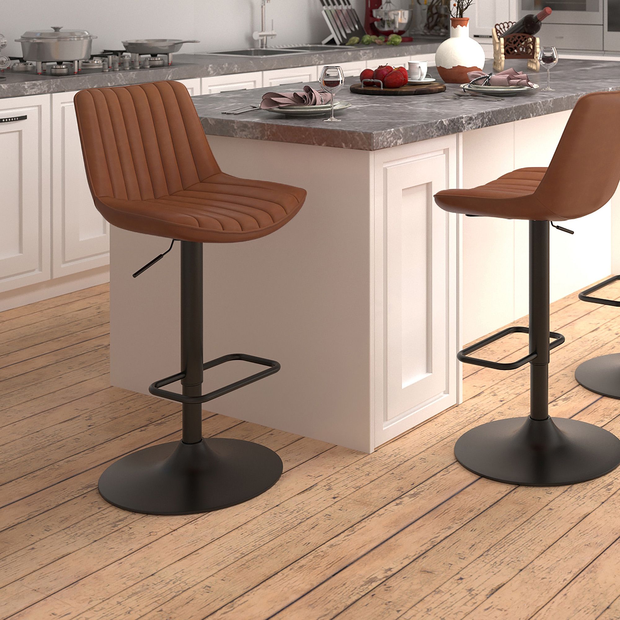 Kosi Adjustable Air-Lift Stool, Set of 2 - available in various heights | Image 18 | InSTYLE Home & Rugs
