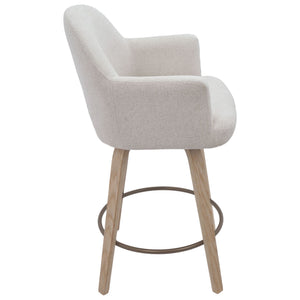 Torra 26" Counter Stool with Swivel, Set of 2 - ergonomic design for comfort | Image 5 | InSTYLE Home & Rugs