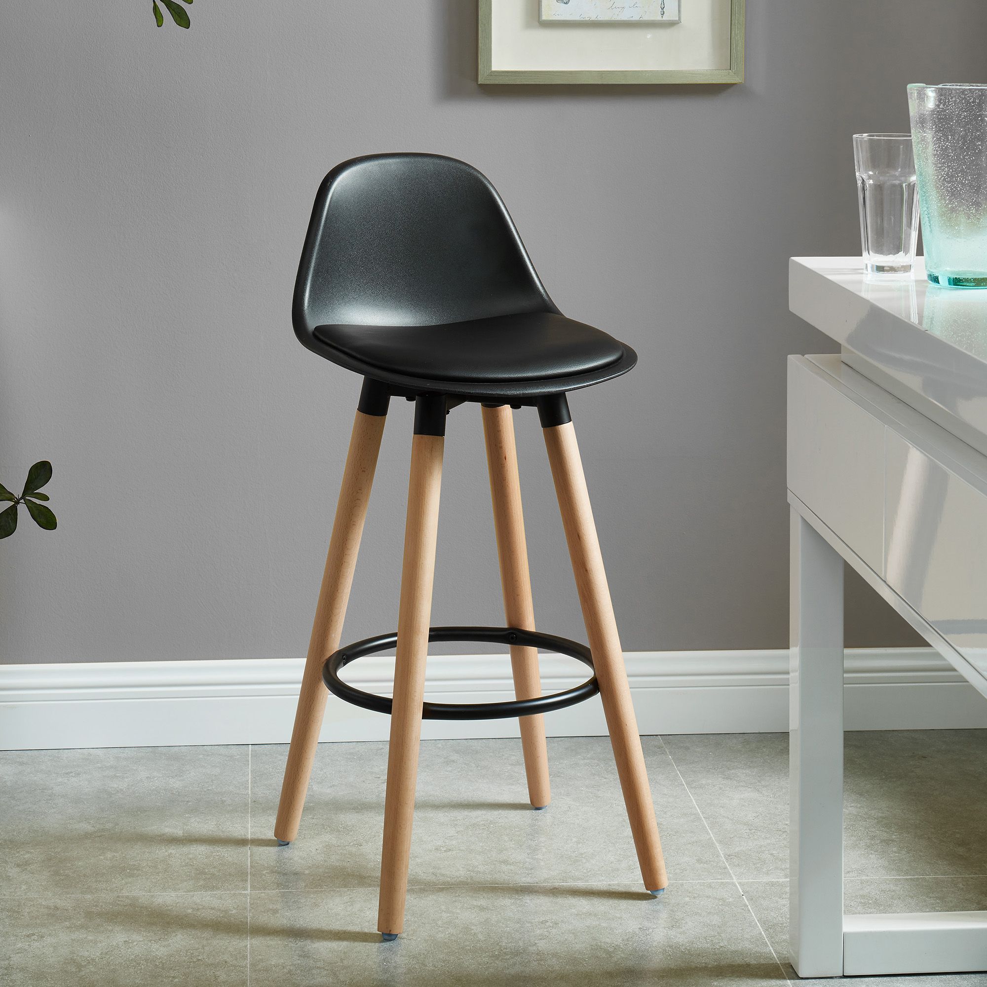 Diablo 26" Counter Stool, set of 2, - perfect for modern counters | Image 3 | InSTYLE Home & Rugs