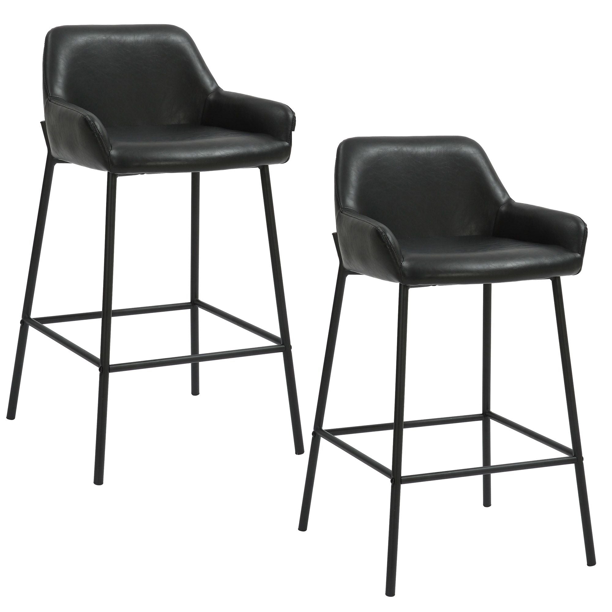 Baily 26" Counter Stool, Set of 2 - sleek stools for kitchen bars | Image 8 | InSTYLE Home & Rugs