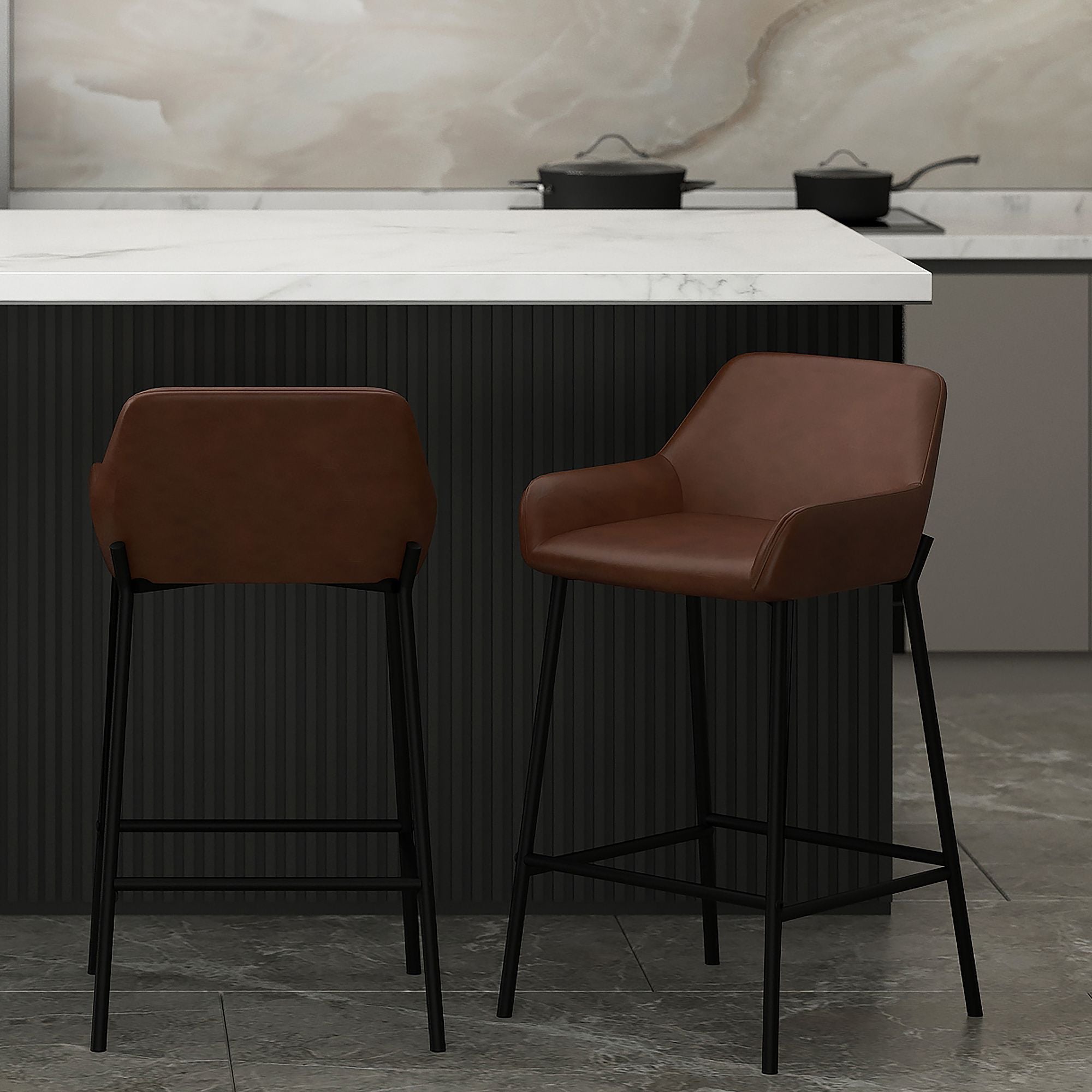 Baily 26" Counter Stool, Set of 2 - perfect for modern counters | Image 4 | InSTYLE Home & Rugs
