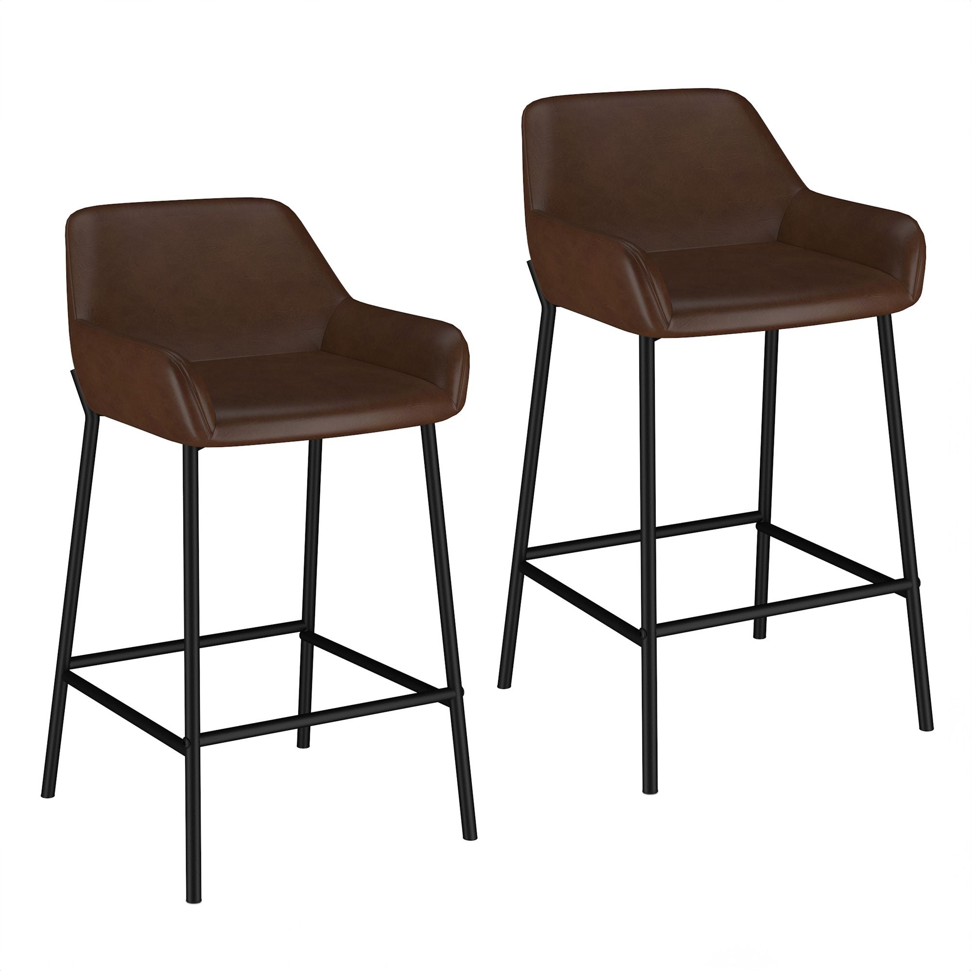 Baily 26" Counter Stool, set of 2, - perfect for modern counters | Image 9 | InSTYLE Home & Rugs
