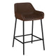 Baily 26" Counter Stool, set of 2, in Brown and Black
