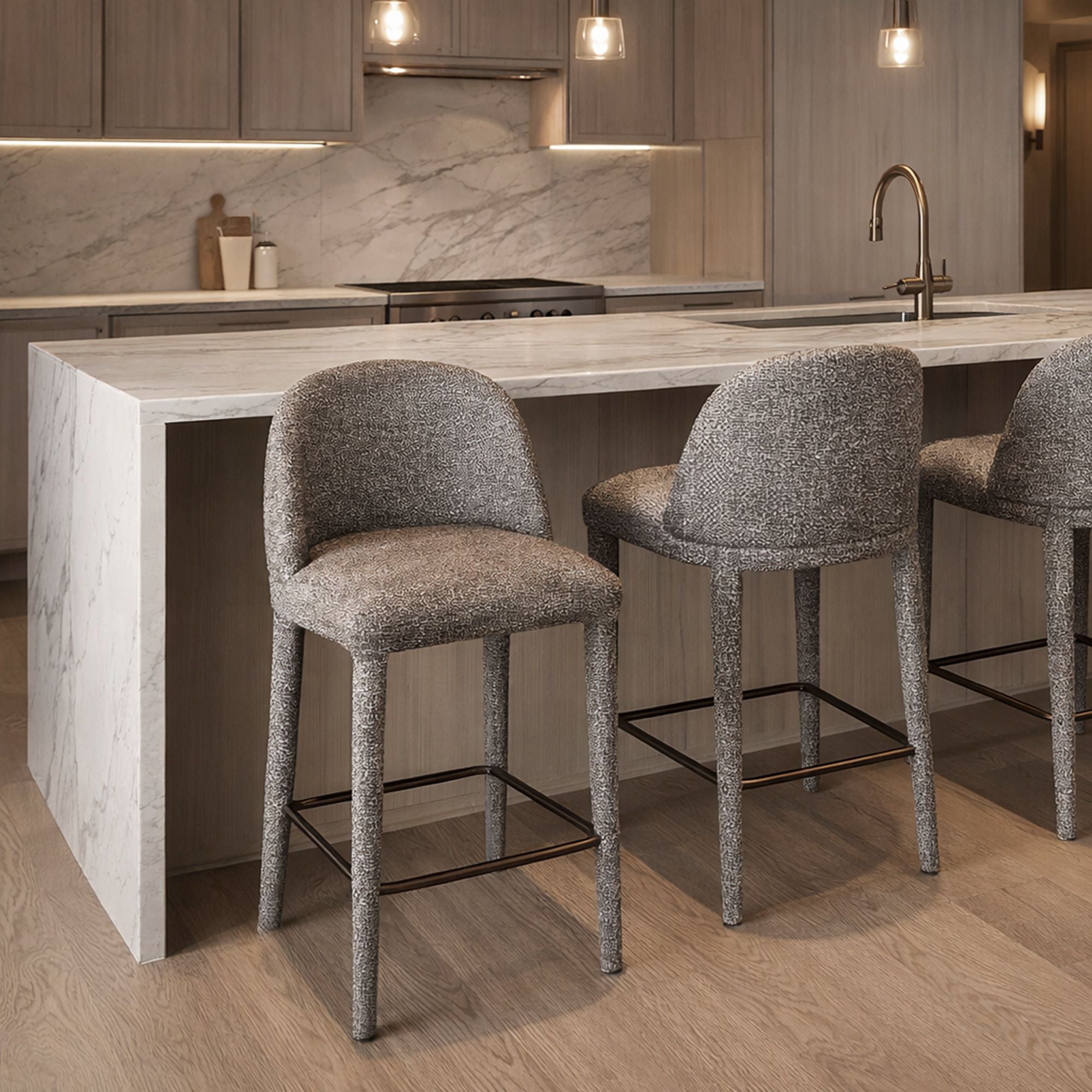 Kiara 26" Counter Stool, Set of 2 - sleek stools for kitchen bars | Image 10 | InSTYLE Home & Rugs