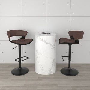 Rover Adjustable Air Lift Stool - perfect for small spaces | Image 2 | InSTYLE Home & Rugs