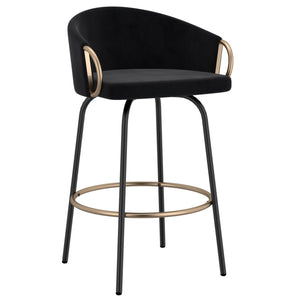 Lavo 26" Counter Stool with Swivel, Set of 2 - sleek stools for kitchen bars | Image 1 | InSTYLE Home & Rugs