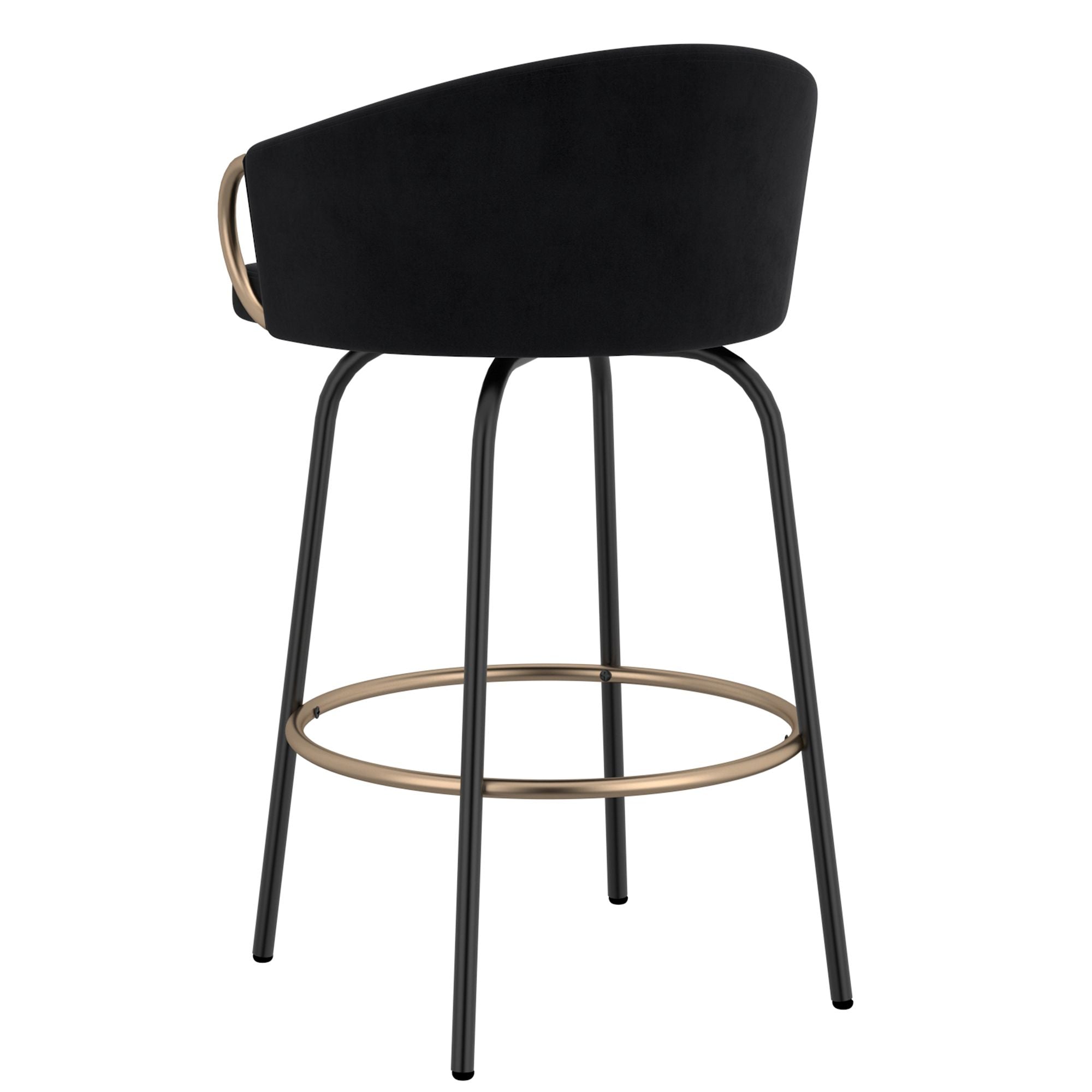 Lavo 26" Counter Stool with Swivel, Set of 2 - ergonomic design for comfort | Image 5 | InSTYLE Home & Rugs