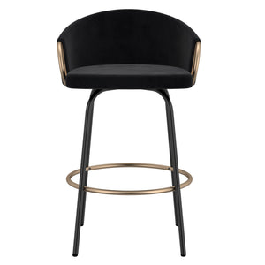 Lavo 26" Counter Stool with Swivel, Set of 2 - ergonomic design for comfort | Image 6 | InSTYLE Home & Rugs