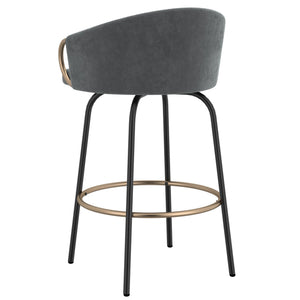 Lavo 26" Counter Stool with Swivel, Set of 2 - sleek stools for kitchen bars | Image 19 | InSTYLE Home & Rugs