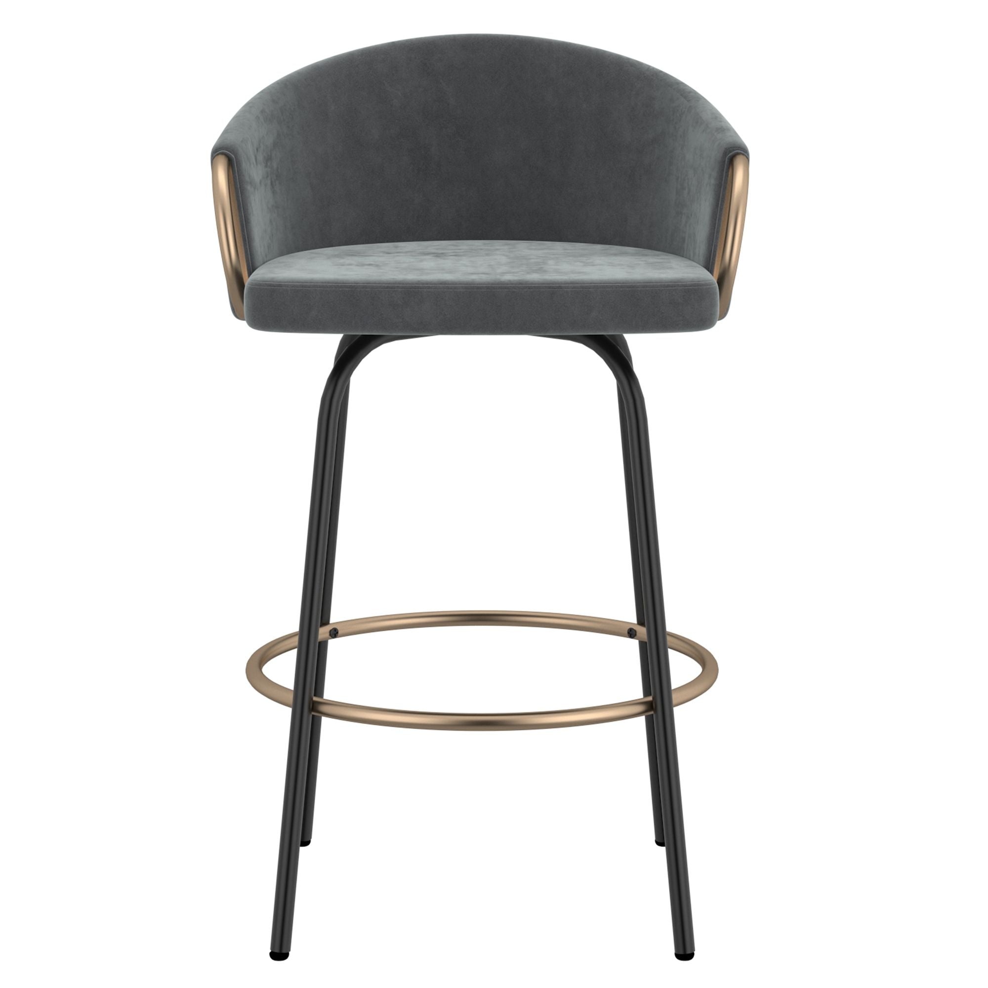 Lavo 26" Counter Stool with Swivel, Set of 2 - ergonomic design for comfort | Image 20 | InSTYLE Home & Rugs