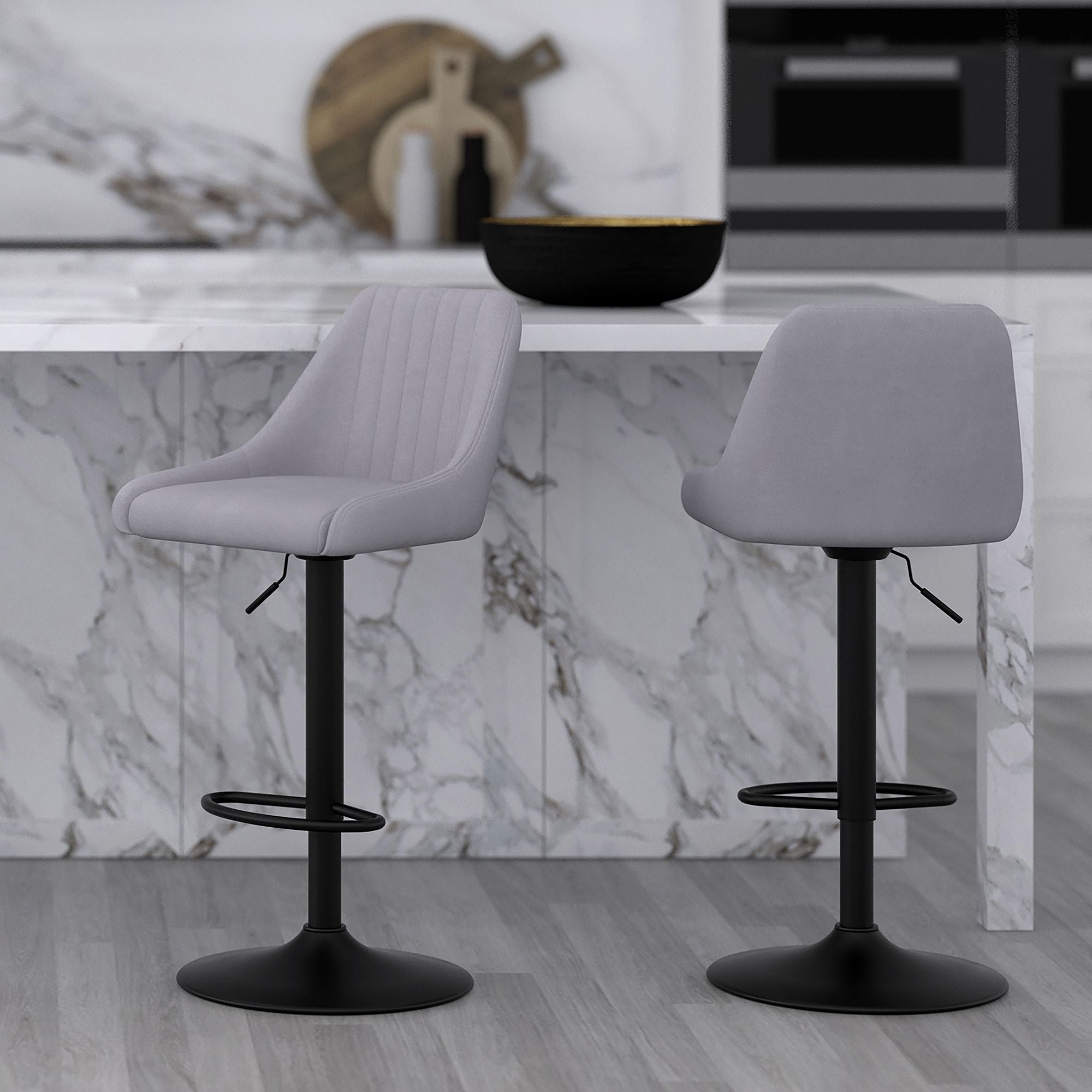 Kron Air-Lift Stool, Set of 2 - perfect for small spaces | Image 11 | InSTYLE Home & Rugs
