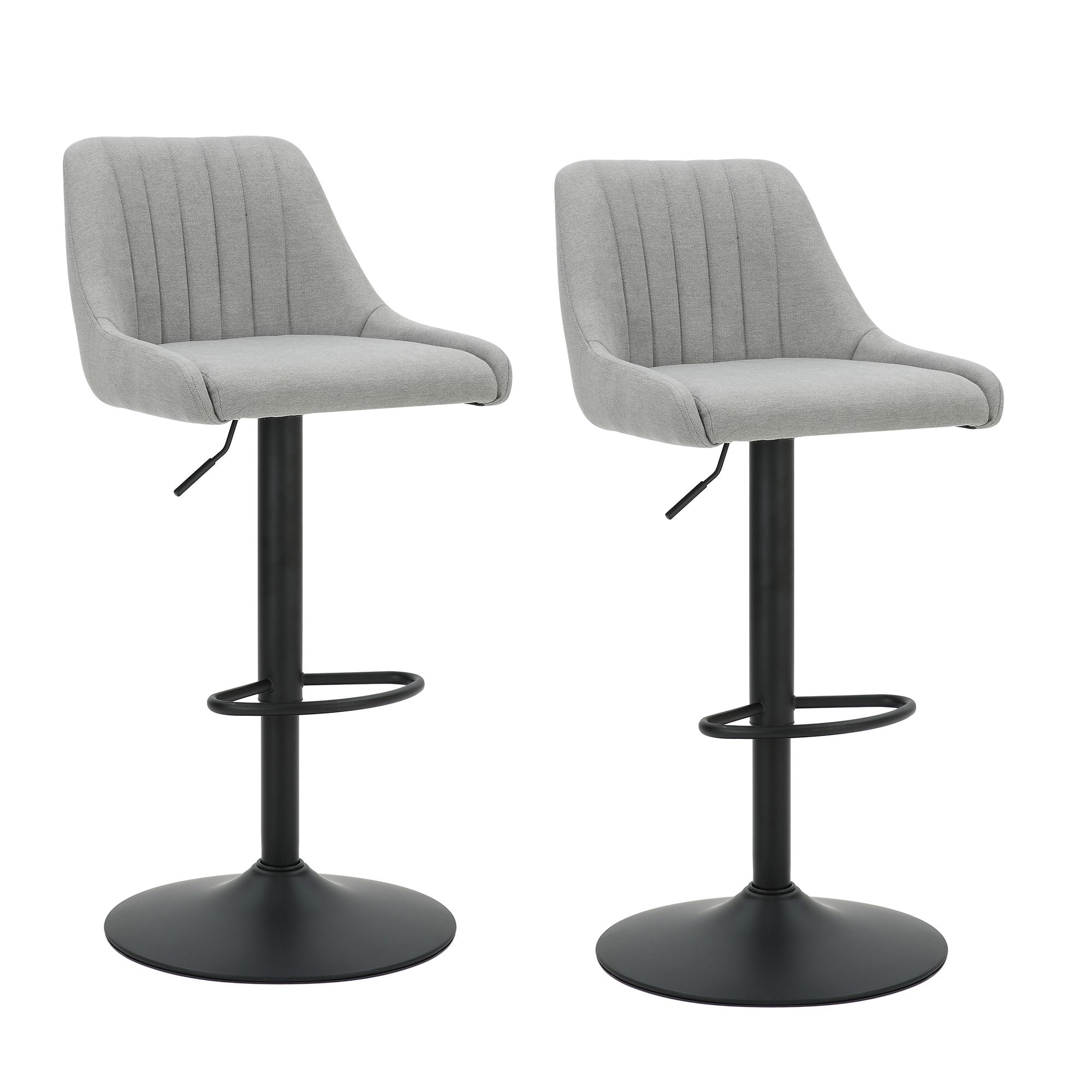Kron Air-Lift Stool, Set of 2 - compact lift stool with smooth height adjustment mechanism | Image 16 | InSTYLE Home & Rugs