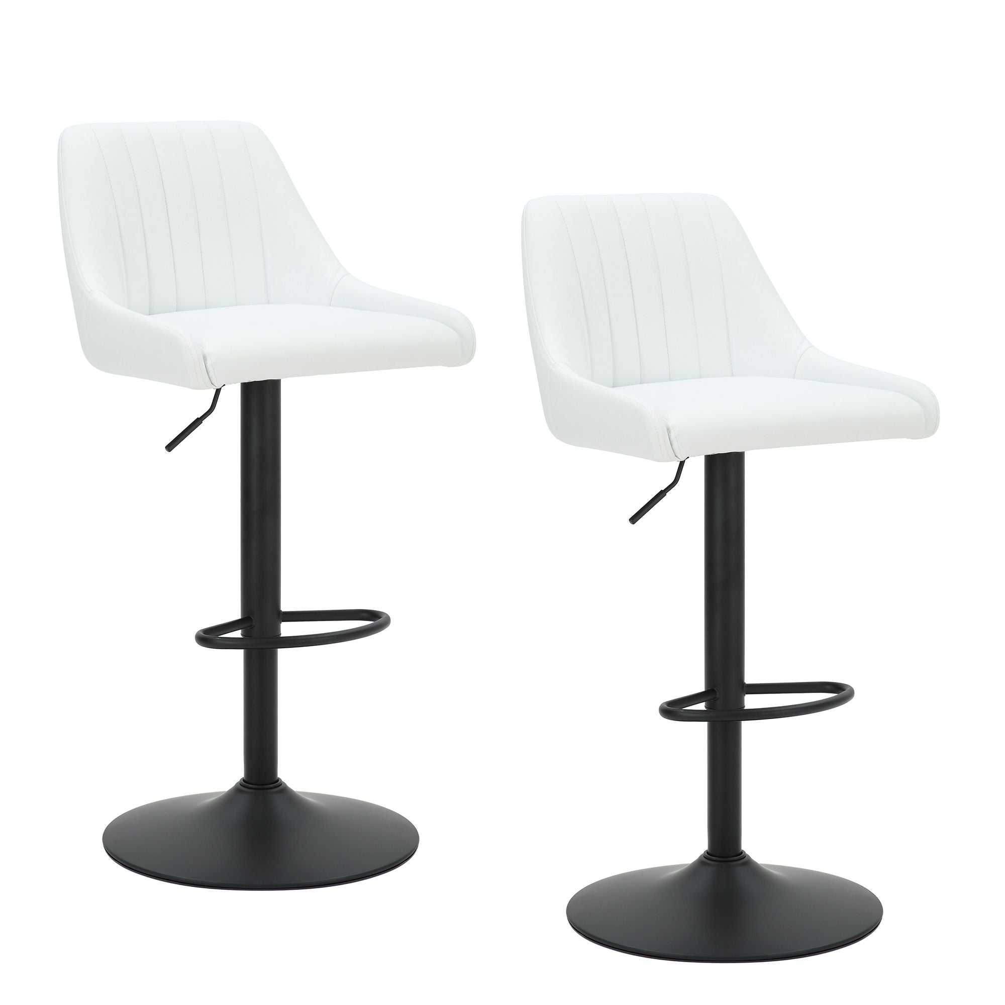 Kron Air-Lift Stool, Set of 2 - compact lift stool with smooth height adjustment mechanism | Image 23 | InSTYLE Home & Rugs