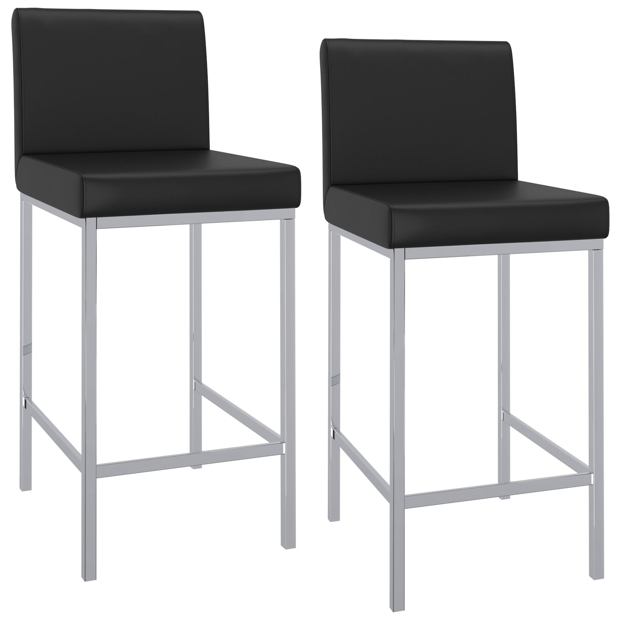 Porto 26" Counter Stool, Set of 2 - sleek stools for kitchen bars | Image 7 | InSTYLE Home & Rugs