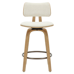 Zuni 26" Counter Stool with Swivel, Fabric - sleek stools for kitchen bars | Image 5 | InSTYLE Home & Rugs