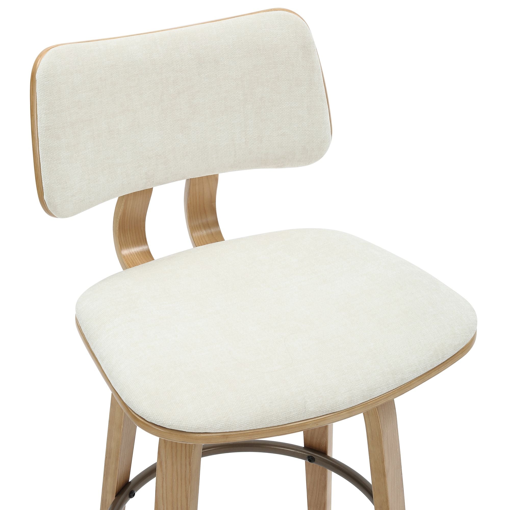 Zuni 26" Counter Stool with Swivel, Fabric - sleek stools for kitchen bars | Image 7 | InSTYLE Home & Rugs