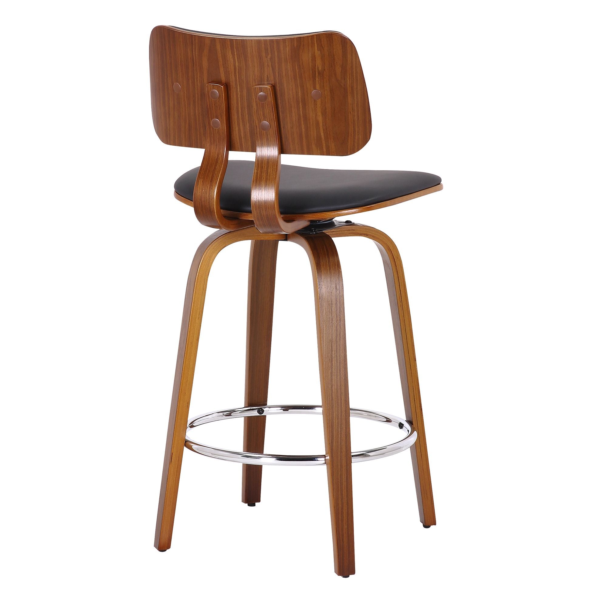 Zuni 26" Counter Stool with Swivel, PU - sleek stools for kitchen bars | Image 4 | InSTYLE Home & Rugs