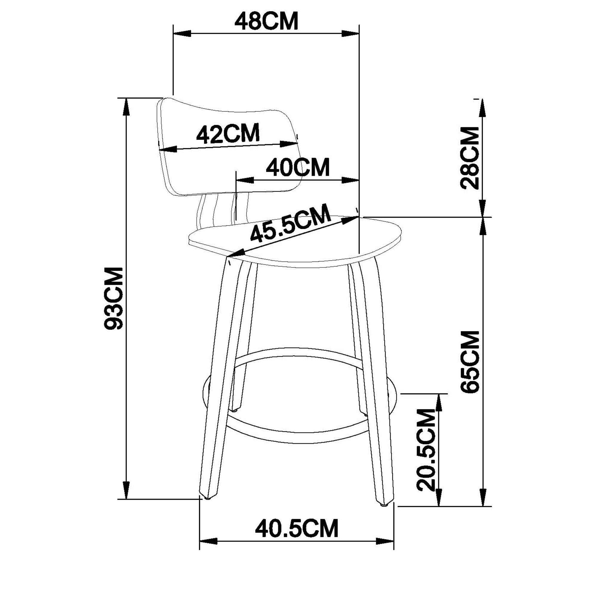 Zuni 26" Counter Stool with Swivel - ergonomic design for comfort | Image 17 | InSTYLE Home & Rugs