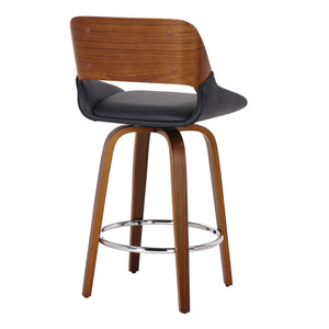 Hudson 26" Counter Stool with Swivel, Fabric - ergonomic design for comfort | Image 12 | InSTYLE Home & Rugs
