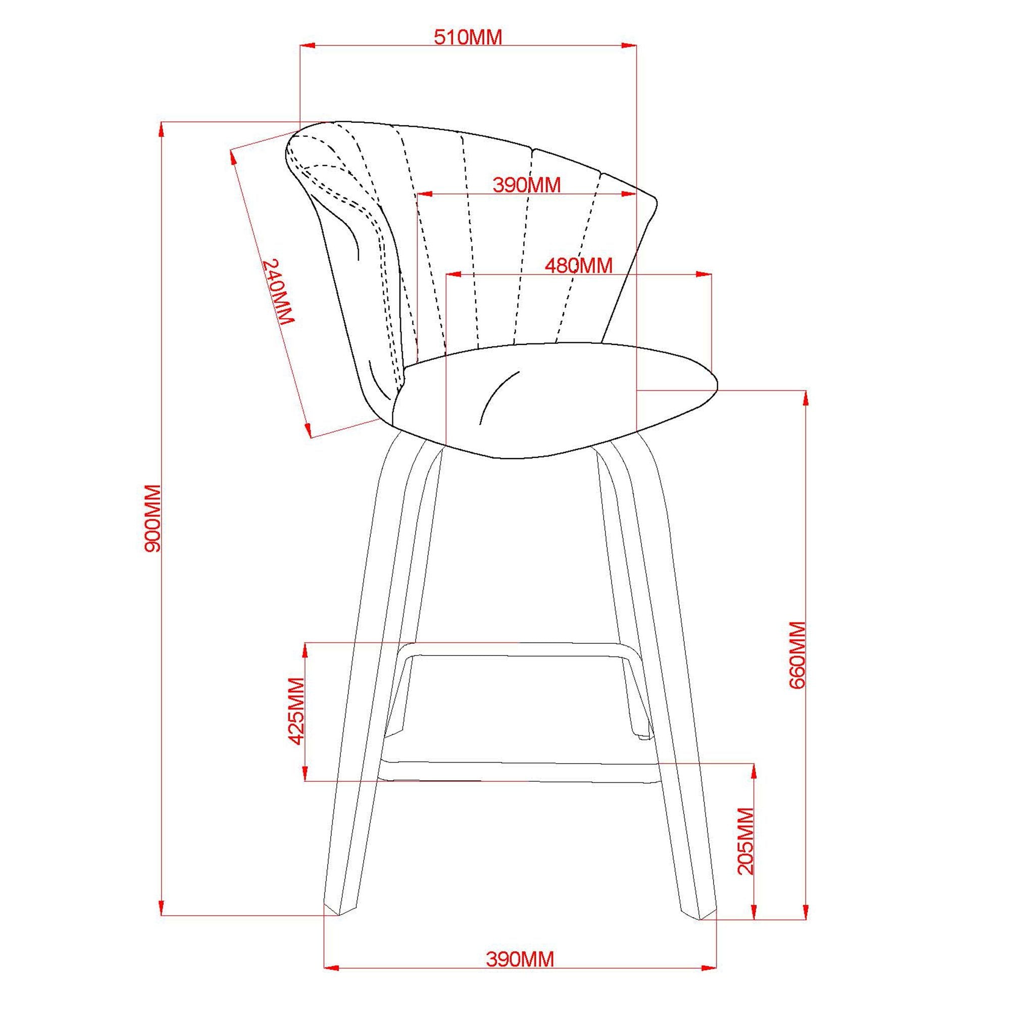 Tula 26" Counter Stool - perfect for modern counters | Image 8 | InSTYLE Home & Rugs